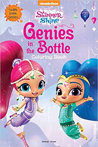 Wonder house Shimmer and Shine Genie in the Bottle Colouring Book